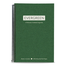 Load image into Gallery viewer, Evergreen Undated Agenda